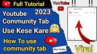 Youtube New Update Community Post Set Schedule | Set Expiration 2023//community tab Full tutorial