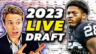A Live 2023 Fantasy Football Mock Draft !
