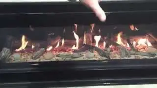 Customized Fireplaces With Glass, Rock, Sand, and Style