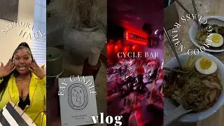 VLOG: SEPHORA HAUL | COOKING CLASS GONE WRONG | CYCLE BAR FOR THE FIRST TIME | LIVING IN DALLAS