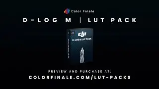 2-in-1 D-Log M LUTs for DJI action cameras by Color Finale