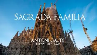 North Façade . Sagrada Familia, Antoni Gaudi_4k