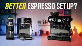 Breville Barista Express vs Bambino Plus + DF54 — Which Is Better for Beginners?