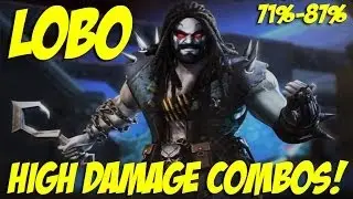 Injustice - Lobo High Damage Combos (71% - 87%)