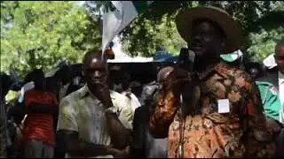 Raila Odinga recounting Luo History