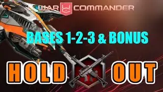 War Commander Holdout Event Bases 1-2-3 & Bonus Free Repair.