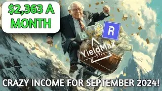 CRAZY Dividend & Option Income For September!