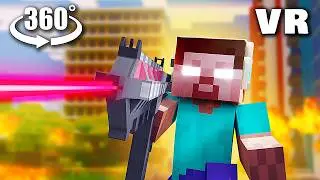 VR 360° HEROBRINE 2124 || Part1 (Minecraft Animation)