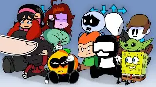 Anime Chibi FNF vs. Finger  | Friday Night Funkin' | Animation | COMPILATION