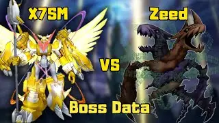 Shoutmon X7SM vs Zeed - Boss Data - Digimon Masters Online