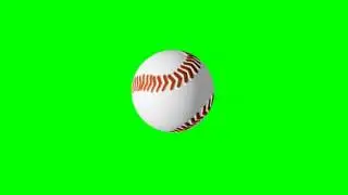 Free HD Baseball  ball Greenscreen