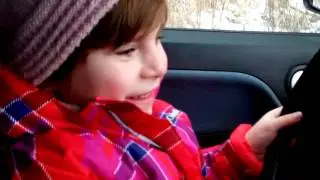 Первый раз за рулем в 5 лет. Часть2