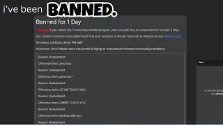 I've been BANNED.