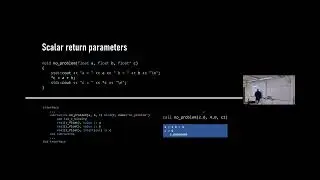 Lecture 1, part 2: Mixed-language programming in Fortran