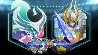 Beyblade burst app~Lui vs Kakeru Nekota (Luinor L2 vs Odax O2)