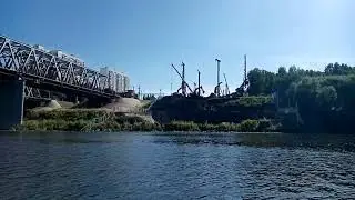 Стройка на радиоктивном могильнике возле Московского завода Полиметаллов.