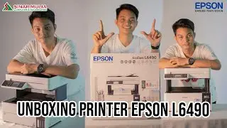UNBOXING PRINTER EPSON ECO TANK L6490