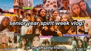 SENIOR YEAR SPIRIT WEEK IN MY LIFE!! // high school vlog (2nd week, college apps, + football game!)