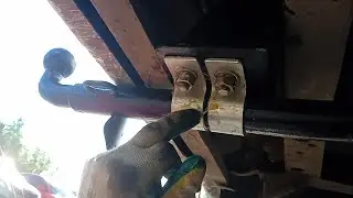 Установка фаркопа на УАЗ.
