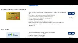 "Assent Platinum MasterCard Secured Credit Card Review: Build Credit with No Minimum Score!"