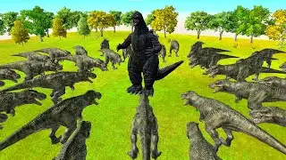 How Many T-Rex Needed to Defeat One Godzilla? | ARBS