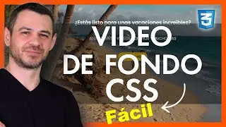 Learn how to place a background video on a website [Easy] 👨🏻‍💻