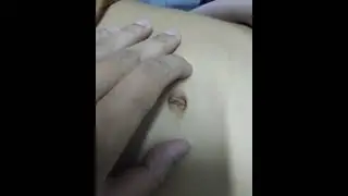 playing navel girls beautiful