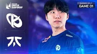 Le Retour de la LEC, Karmine Corp vs Fnatic (LEC Summer Split 2024 W1D1)