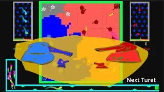 Multiply or Release Turret - Blue and Red Round 2 - Marble Race in Unity