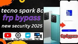 How to Bypass FRP Unlock TECNO Spark 8C (New Security 2025 Update) Without PC