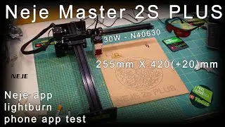 NEJE Master 2S plus laser engraver & cutter with 30w N40630 [unbox, Review,  compare]