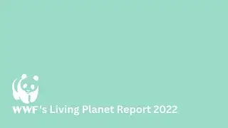 WWF's Living Planet Report 2022 - Raportul WWF: Sănătatea Planetei