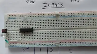 2 bit Asynchronous Up Counter  by using  JK flip flop