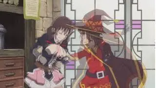 Kono suba Megumi Slapping Boobs