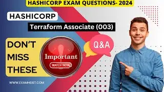 HashiCorp Terraform Associate (003) | 40 Important Real Exam Questions | Exam Cram | 100% Pass | PDF