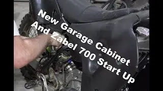 New Garage Cabinet, Zabel 700 Start Up