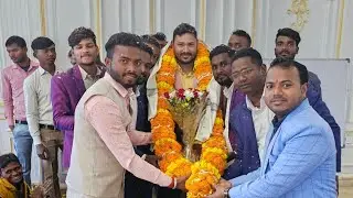 Grand Welcome to Ranchi Jogendra Kumar Patra