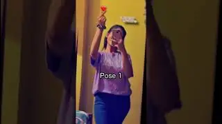 Simple Mirror Selfie Poses in T-Shirt 🌸 