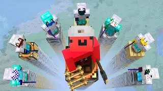 Minecraft Speedrunner VS 7 Hunters GRAND FINALE