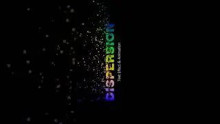 Dispersion Text Effect & Animation in Photodirector 