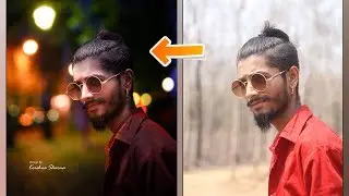 Create bokeh effect photo in photoshop cc in simple way