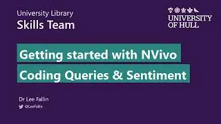 24 Sentiment coding and coding queries [NVivo Release 1]