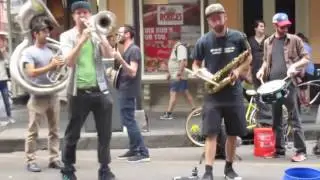 SECOND HAND STREET BAND ROYAL STREET NEW ORLEANS 4/10/17