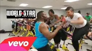 Workout Class Doing Exercise Routine To Webbie's 