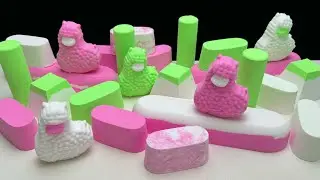 ASMR baking soda new shapes