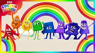 The Seven Colours of the Rainbow 🌈 | Learn the Colours For Kids | Colourblocks