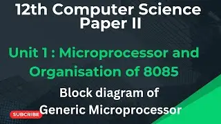 Block Diagram of Generic Microprocessor|Generic Microprocessor