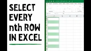 How to Select Every nth Row in Excel