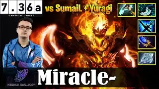 Miracle - Shadow Fiend MID | 7.36a Update | vs SumaiL + Yuragi | Dota 2 Pro MMR Gameplay