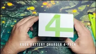 Unboxing an Xbox One 4-pack rechargeable batteries with charger from Aliexpress